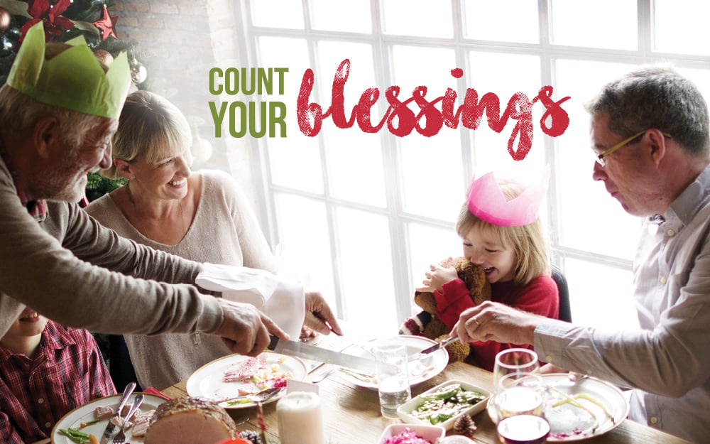 Count your blessings this holiday season